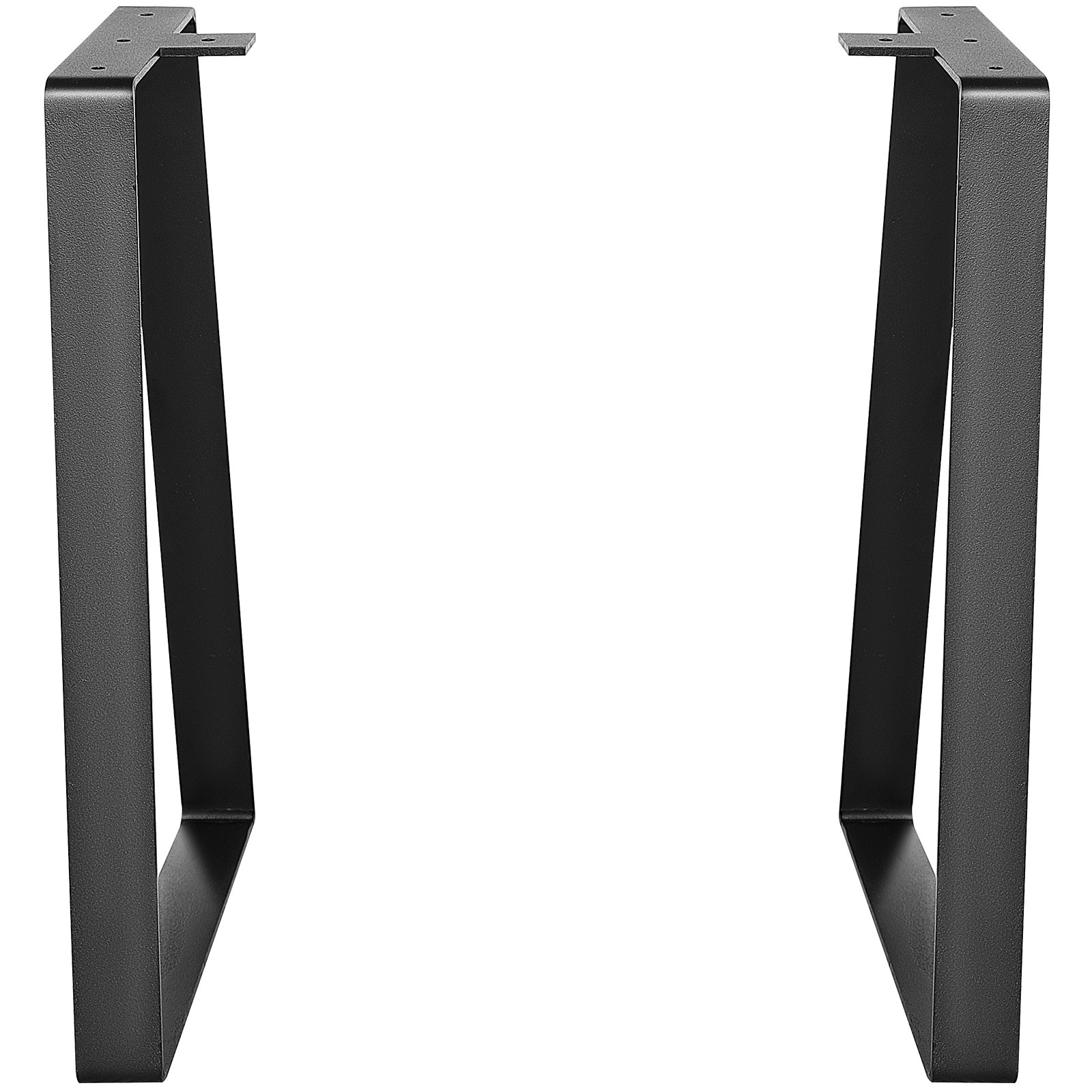 16 Inch Trapezoid Steel Table Legs, Replacement Furniture Legs Set Of 2 For DIY Coffee Tables, Modern Desks, Bench, Night Stands, Sofa, Max Load 400 Lbs Heavy Duty, Quick Instalation Legs Black_maomaolike.com